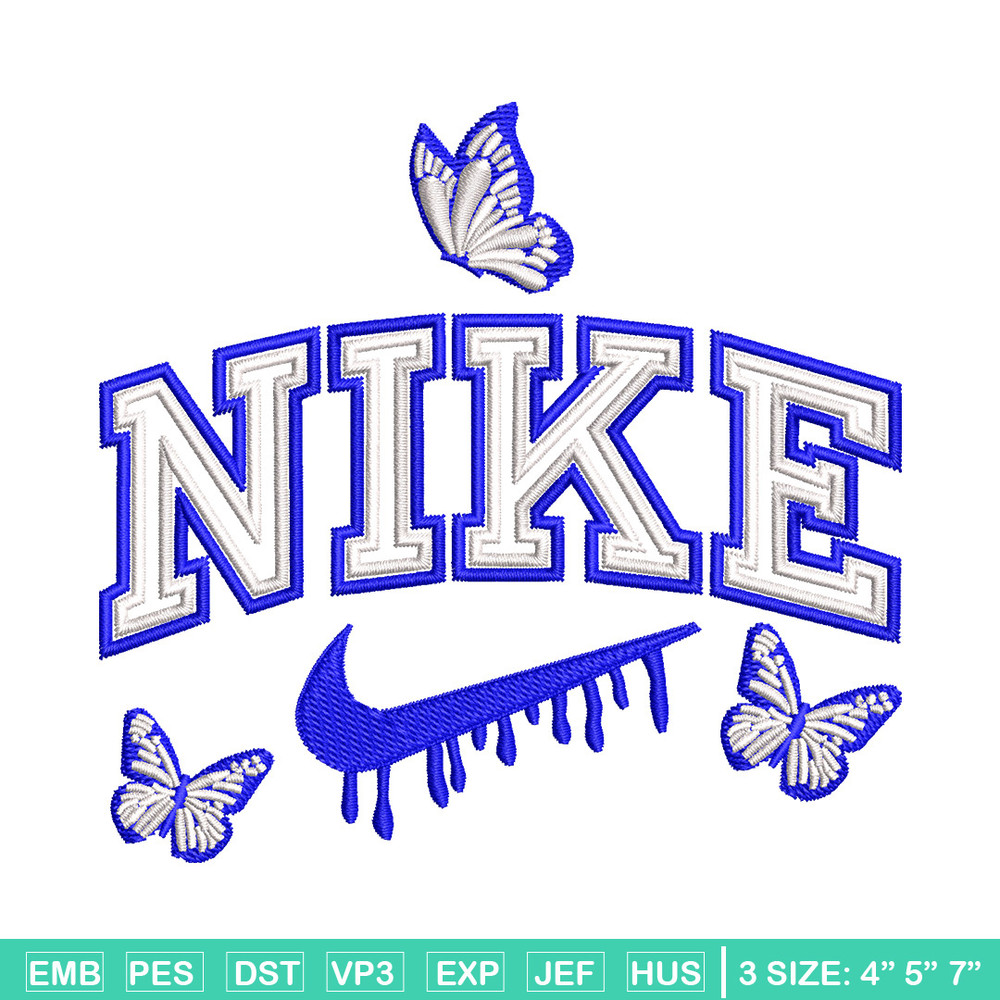 Nike butterfly embroidery design, Butterfly embroidery, Nike design,Embroidery file,Embroidery shirt,Digital download.jpg