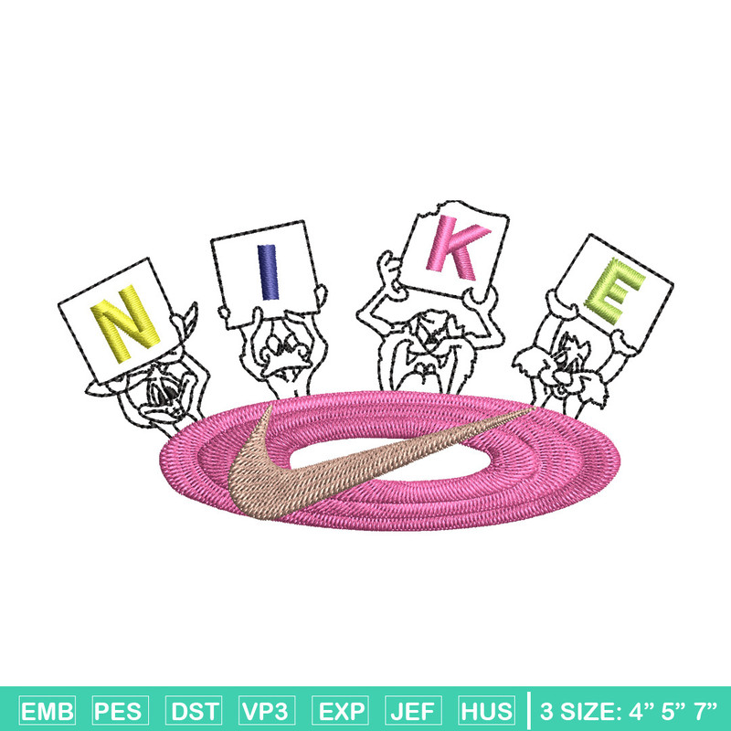 Nike cartoon embroidery design, Cartoon embroidery, Nike design, Embroidery shirt, Embroidery file, Digital download.jpg