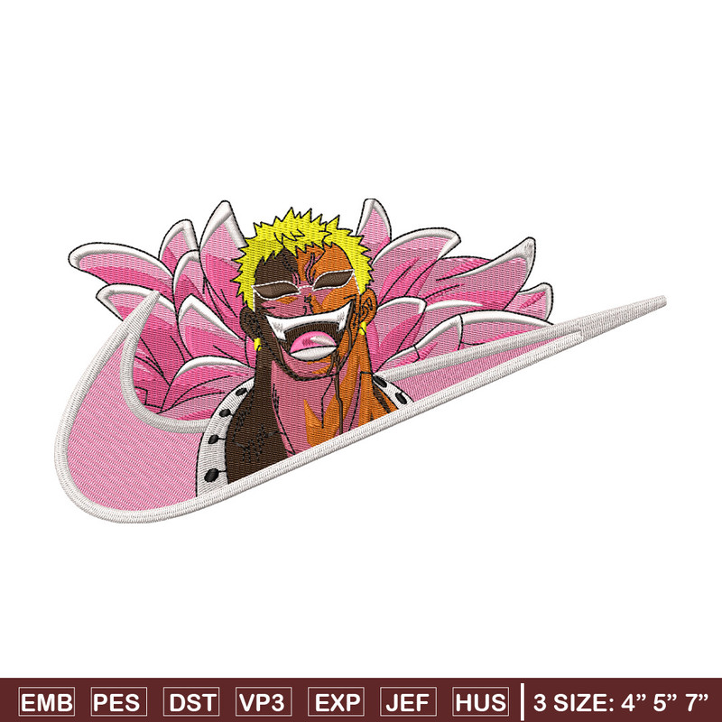 Doffy nike embroidery design, One piece embroidery, Nike design, Embroidery shirt, Embroidery file, Digital download.jpg