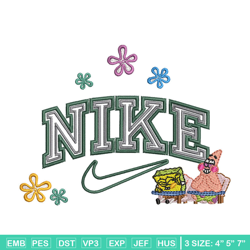 Nike spongebob embroidery design, Spongebob embroidery, Nike design, Embroidery shirt, Embroidery file,Digital download.jpg