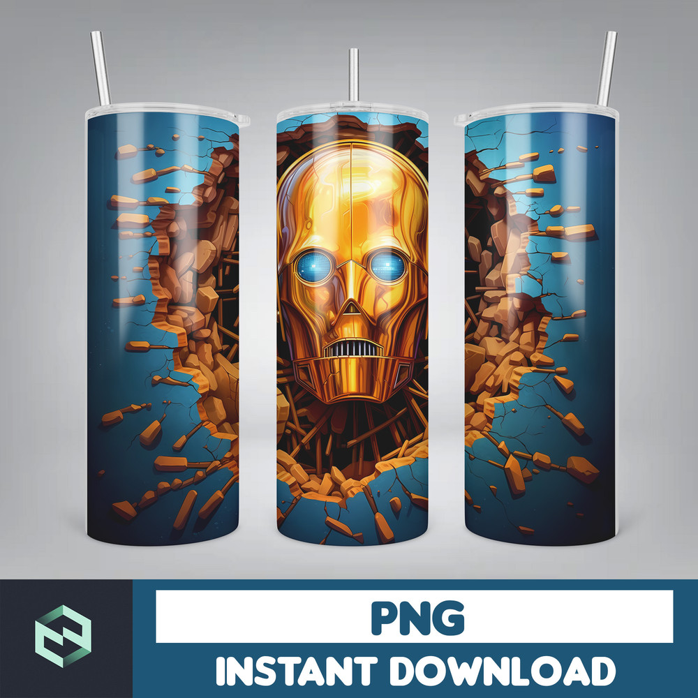 Cartoon and super hero Tumbler Wrap Png, 3D Tumbler Design Skinny Sublimation, Digital Download (12).jpg