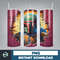 Cartoon and super hero Tumbler Wrap Png, 3D Tumbler Design Skinny Sublimation, Digital Download (17).jpg