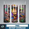 Cartoon and super hero Tumbler Wrap Png, 3D Tumbler Design Skinny Sublimation, Digital Download (50).jpg