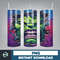 Cartoon and super hero Tumbler Wrap Png, 3D Tumbler Design Skinny Sublimation, Digital Download (53).jpg
