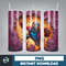 Cartoon and super hero Tumbler Wrap Png, 3D Tumbler Design Skinny Sublimation, Digital Download (76).jpg