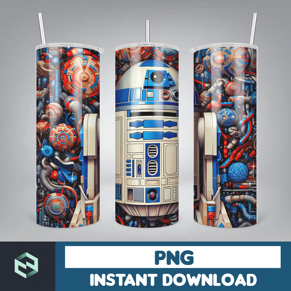 Cartoon and super hero Tumbler Wrap Png, 3D Tumbler Design Skinny Sublimation, Digital Download (78).jpg