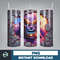 Cartoon and super hero Tumbler Wrap Png, 3D Tumbler Design Skinny Sublimation, Digital Download (84).jpg