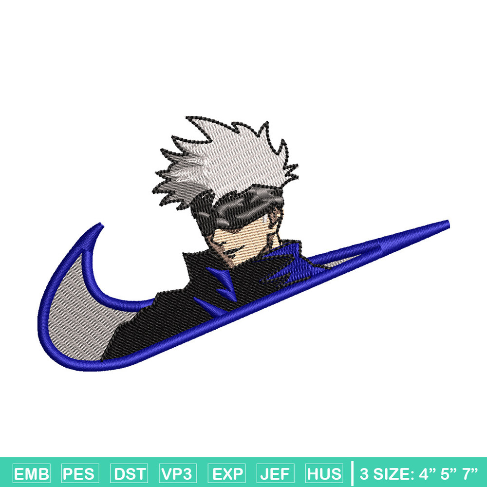 Nike x gojo embroidery design, Jujutsu embroidery, Nike design, Embroidery shirt, Embroidery file,Digital download.jpg