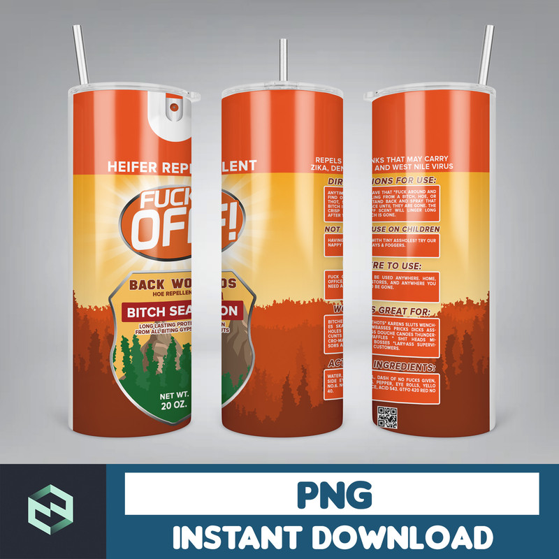FUCK OFF spray original Png Tumbler, FUCK Spray Tumbler, Fuck off scent 20 Oz , Funny spray, Instant Download (2).jpg