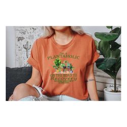 plantaholic t-shirt, plant comfort color tee, funny gardening gift, plant lovers tee