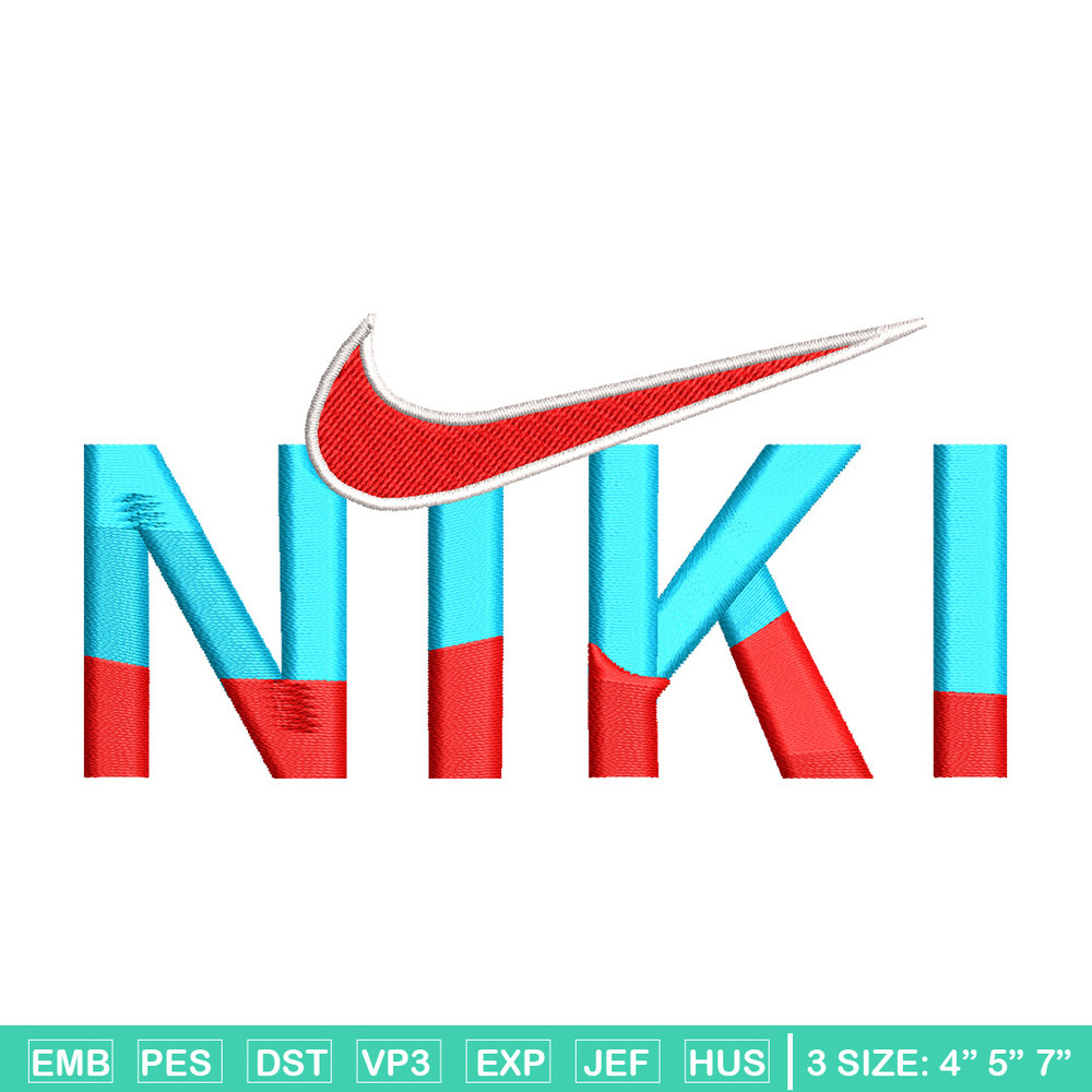Niki design embroidery design, Nike embroidery, Embroidery file, Embroidery shirt, Emb design, Digital download.jpg