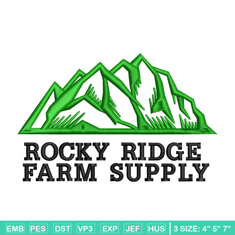 Rocky ridge embroidery design, Rocky ridge embroidery, Emb design, Embroidery shirt, Embroidery file, Digital download.jpg