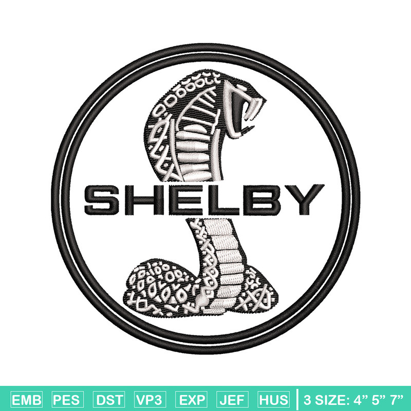 Shelby circle embroidery design, Logo embroidery, Emb design, Embroidery shirt, Embroidery file, Digital download.jpg