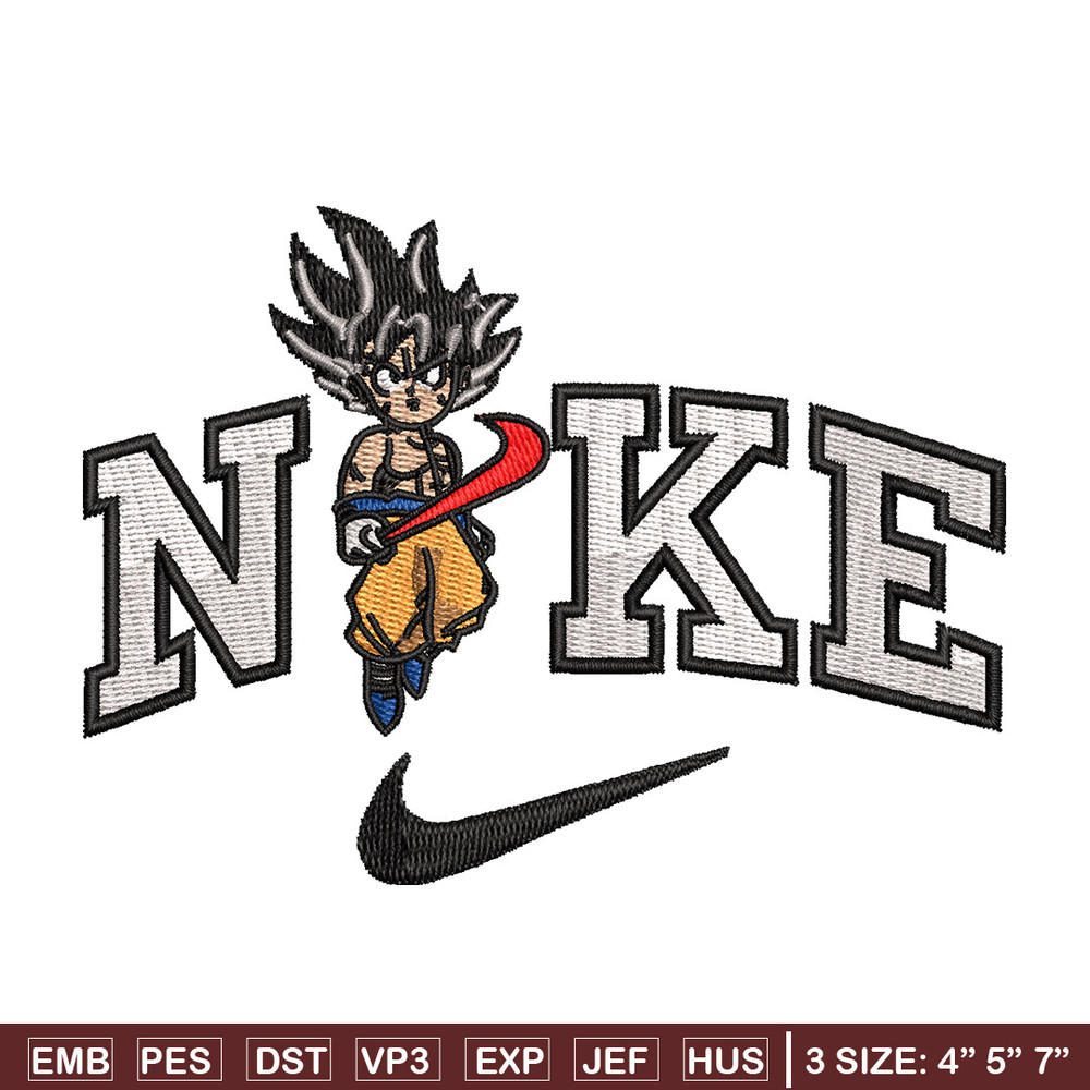 Nike goku kid embroidery design, Nike embroidery, Anime design, Embroidery shirt, Embroidery file, Digital download.jpg