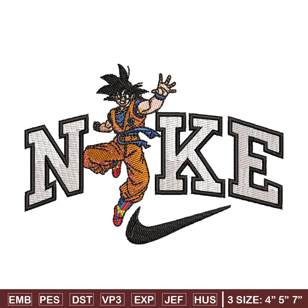 Nike goku man embroidery design, Nike embroidery, Anime design, Embroidery shirt, Embroidery file, Digital download.jpg