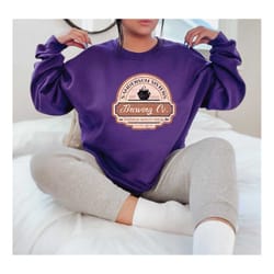 halloween sweatshirt, halloween gift, halloween trendy hodie, brewing co, witch shirt, witch sweatshirt
