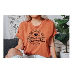 sanderson sister brewing co shirt, sanderson comfort colors t-shirt, premium witches brew tee