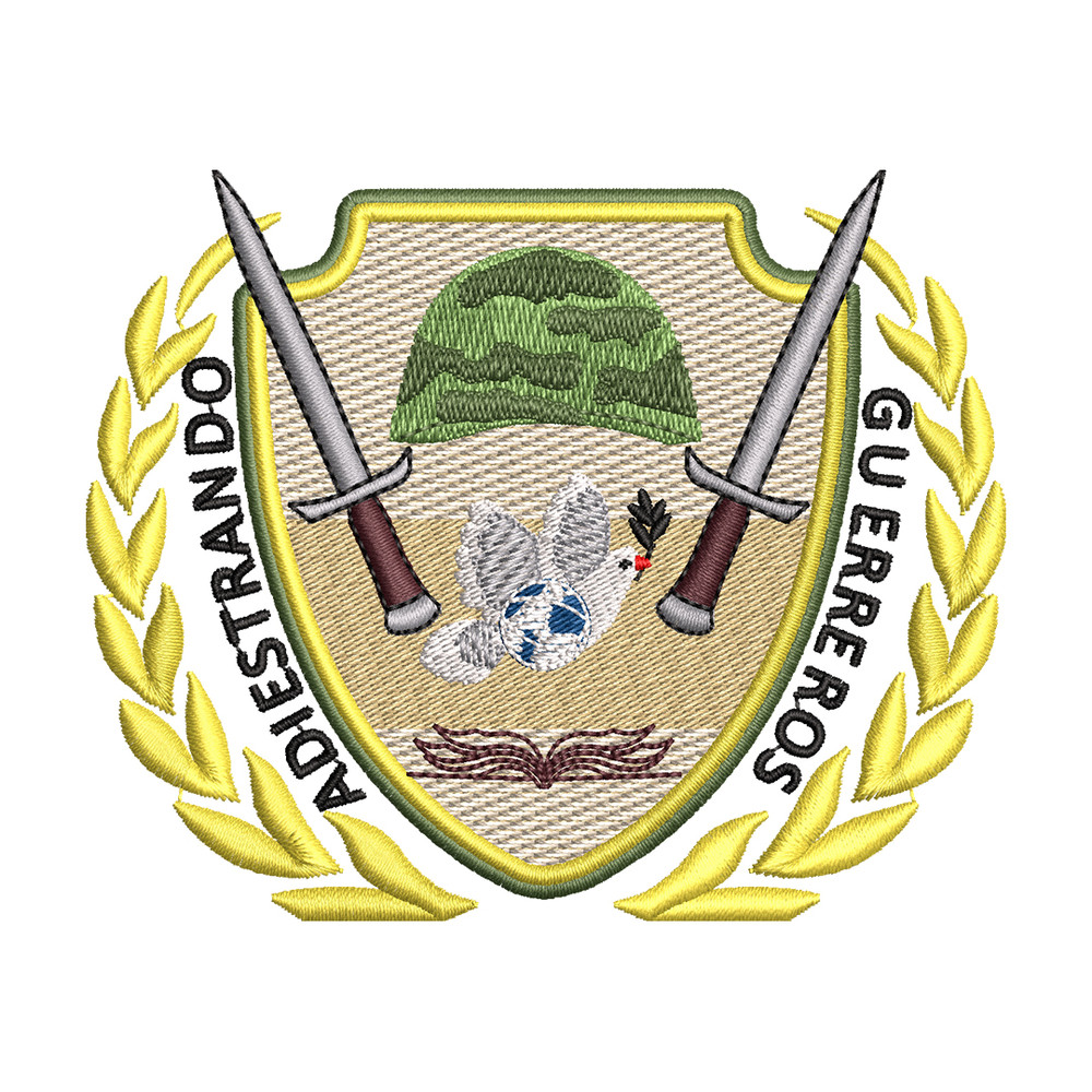 Adiestrando guerreros logo embroidery design, logo embroidery, logo design, Embroidery shirt, Instant download.jpg