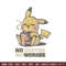 Pika coffee embroidery design, Pokemon embroidery, Anime design, Embroidery file, Digital download, Embroidery shirt.jpg