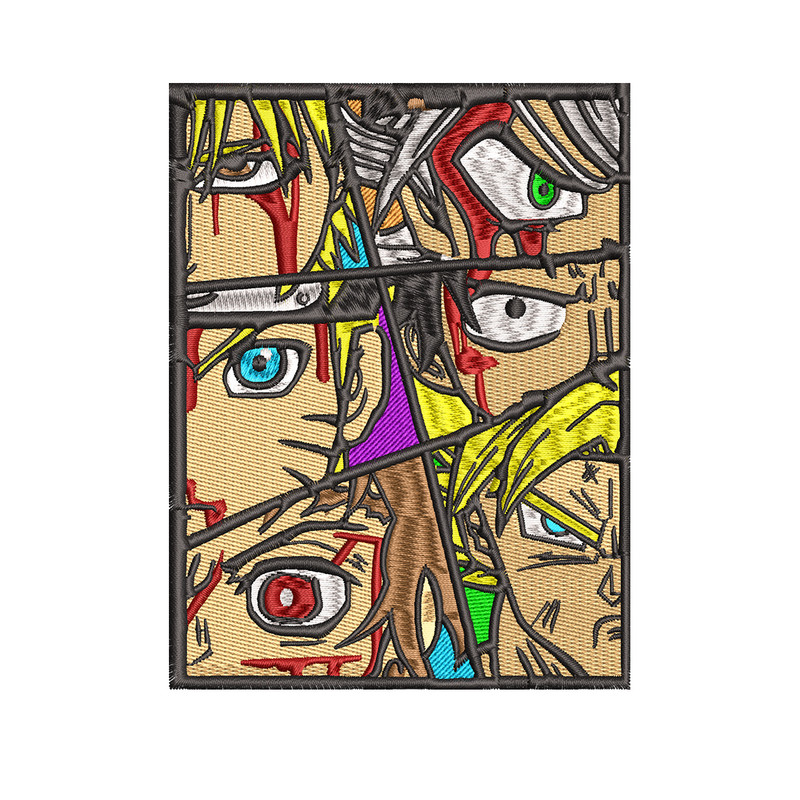 Anime popular embroidery design, Anime embroidery, embroidery file, anime design, anime shirt, Digital download.jpg