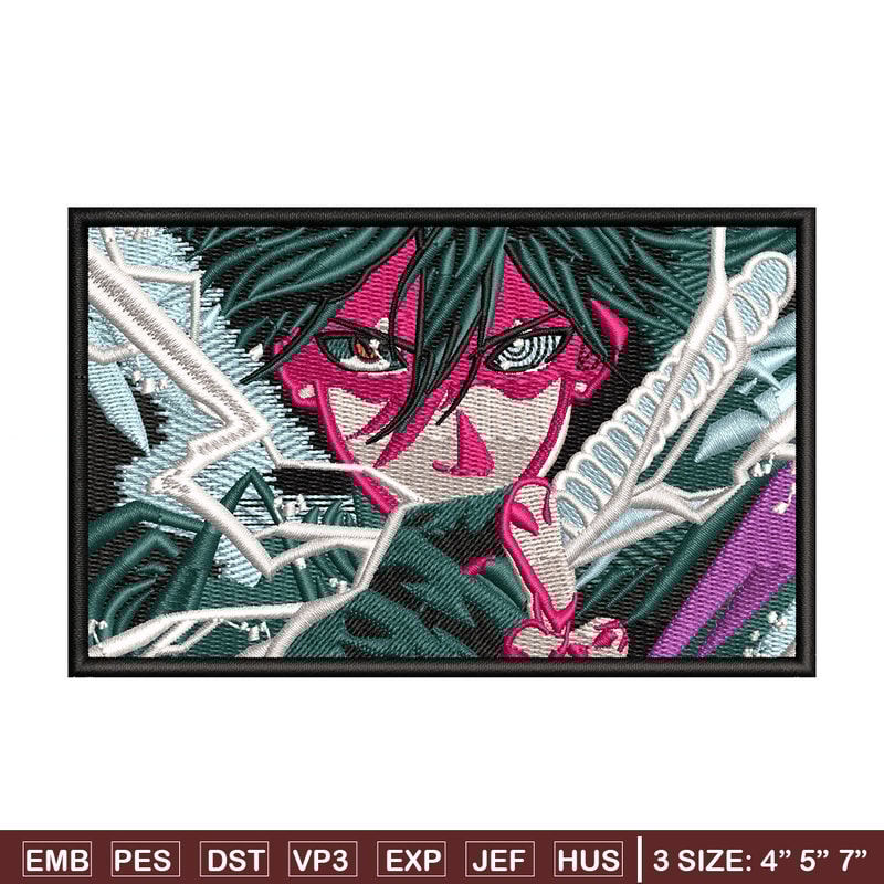 Sasuke sword embroidery design, Naruto embroidery, Anime design, Embroidery shirt, Embroidery file, Digital download.jpg