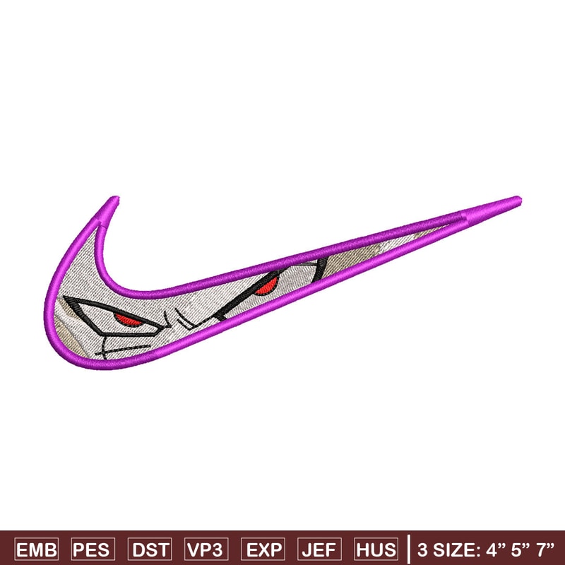Swoosh Frieza embroidery design, Dragonball embroidery,Anime design, Embroidery file, Embroidery shirt, Digital download.jpg