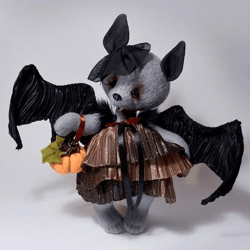 Halloween HauntPlush: Spooky Soft Bat Toy