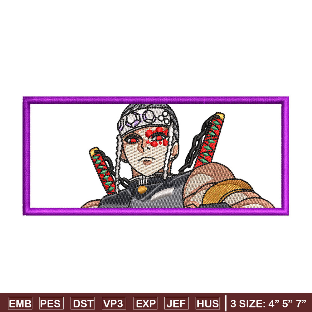 Tengen box embroidery design, Demon slayer embroidery, Anime design, Embroidery shirt, Embroidery file, Digital download.jpg