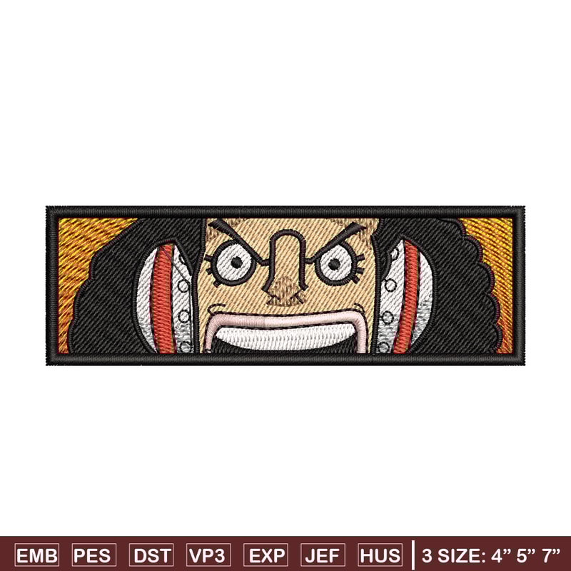 Usopp eyes embroidery design, One piece embroidery, Anime design, Embroidery shirt, Embroidery file, Digital download.jpg