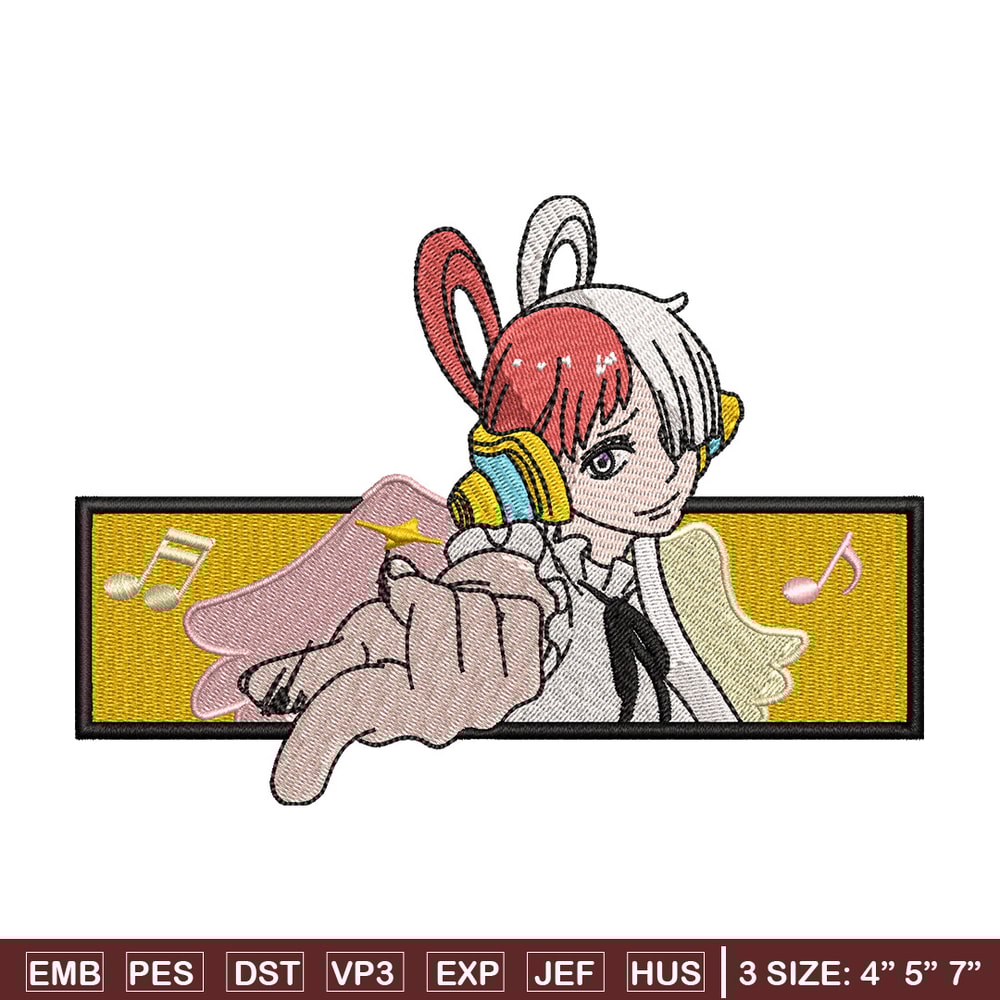 Uta box embroidery design, One piece embroidery, Anime design, Embroidery shirt, Embroidery file, Digital download.jpg