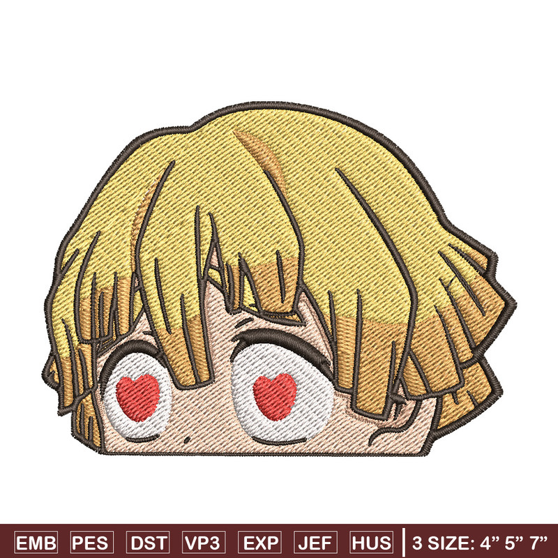 Zenitsu love embroidery design, Zenitsu embroidery, Anime design, Embroidery shirt, Embroidery file, Digital download.jpg