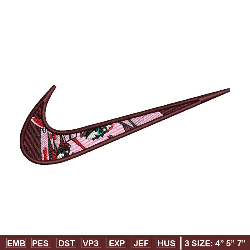 Zero two nike embroidery design, Zero two embroidery, Nike design, Embroidery shirt, Embroidery file, Digital download.jpg