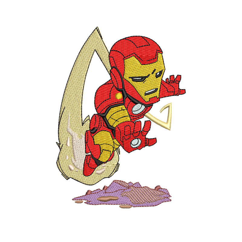Ironman cartoon embroidery design, Ironman embroidery, movie design, movie shirt, Embroidery file, Digital download..jpg