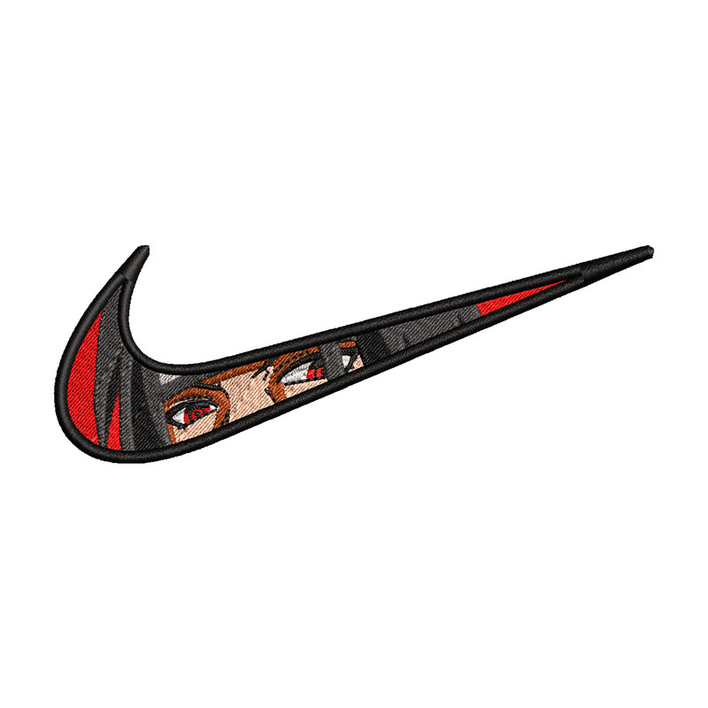 Itachi eyes Nike embroidery design, Naruto embroidery, anime design, embroidery file, anime shirt, Digital download.jpg