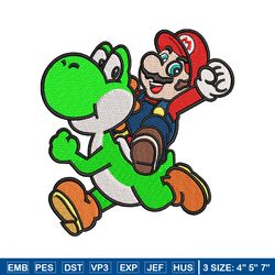 mario game embroidery design, mario game embroidery, logo design, embroidery file, game shirt, instant download.
