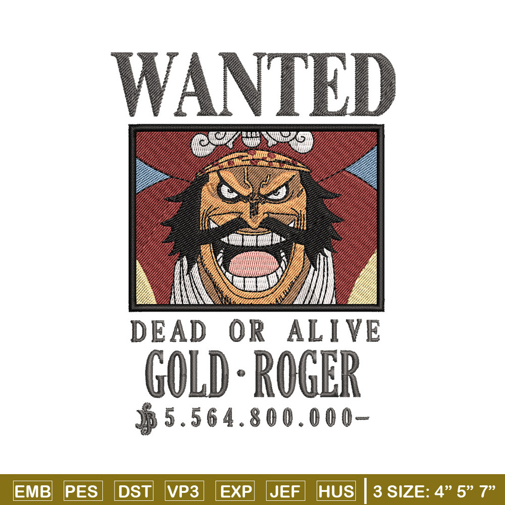 Bounty roger embroidery design, One piece embroidery, Anime design, Embroidery shirt, Embroidery file,Digital download.zip.jpg