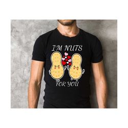 nuts about you png file, i'm nuts  for you , png jpg file, valentines day card clipart, funny design, sublimation, tshir