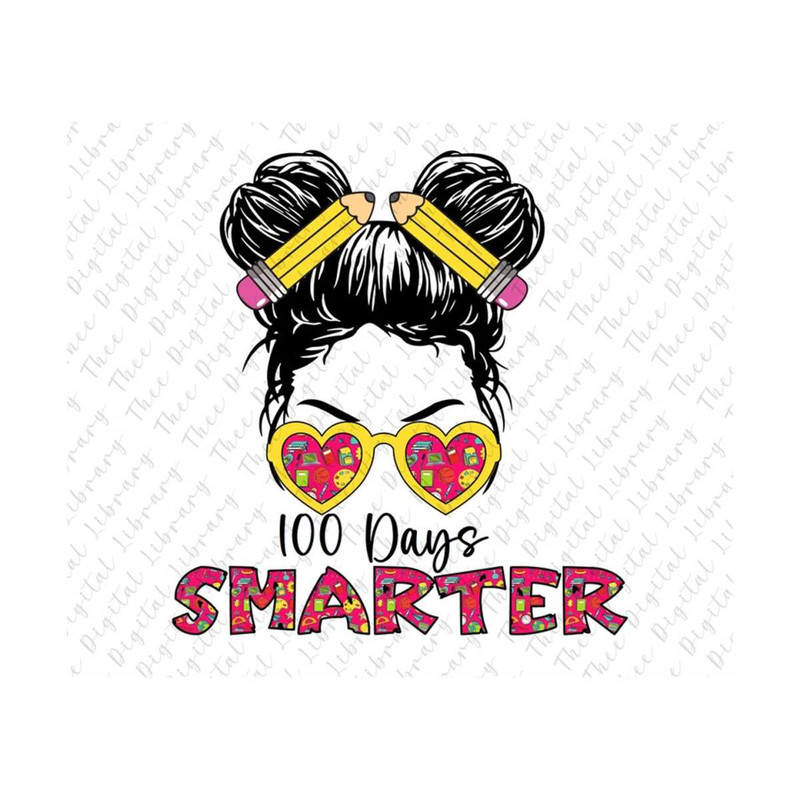 MR-1010202375251-100-days-smarter-girls-messy-bun-hair-100th-day-of-school-image-1.jpg