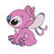 Stitch pink embroidery design, Stitch pink embroidery, cartoon design, Embroidery file, logo shirt, Instant download.jpg