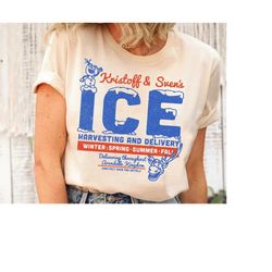 disney frozen kristoff and sven's ice harvesting and delivery t-shirt, disney frozen shirt, disneyland matching family s
