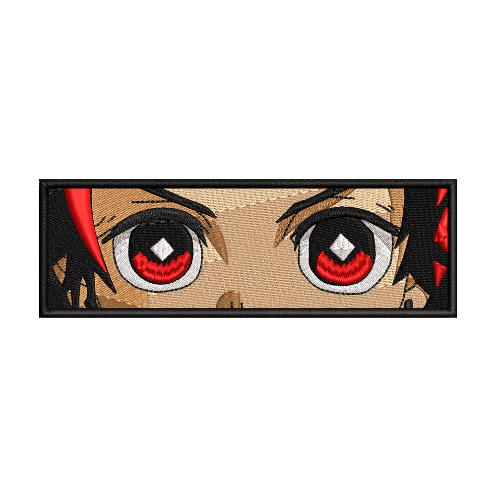 Tanjiro eyes embroidery design, Kimetsu no Yaiba embroidery, Nike design, anime design, anime shirt, Digital download.jpg