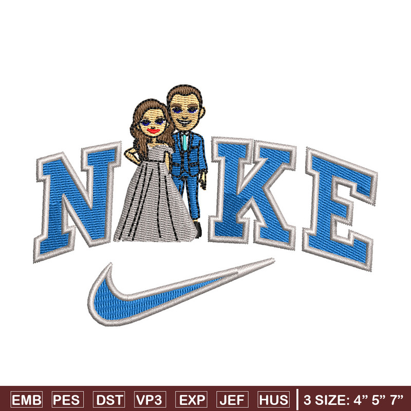 Couple x nike embroidery design, Couple embroidery, Nike design, Embroidery shirt, Embroidery file, Digital download.jpg