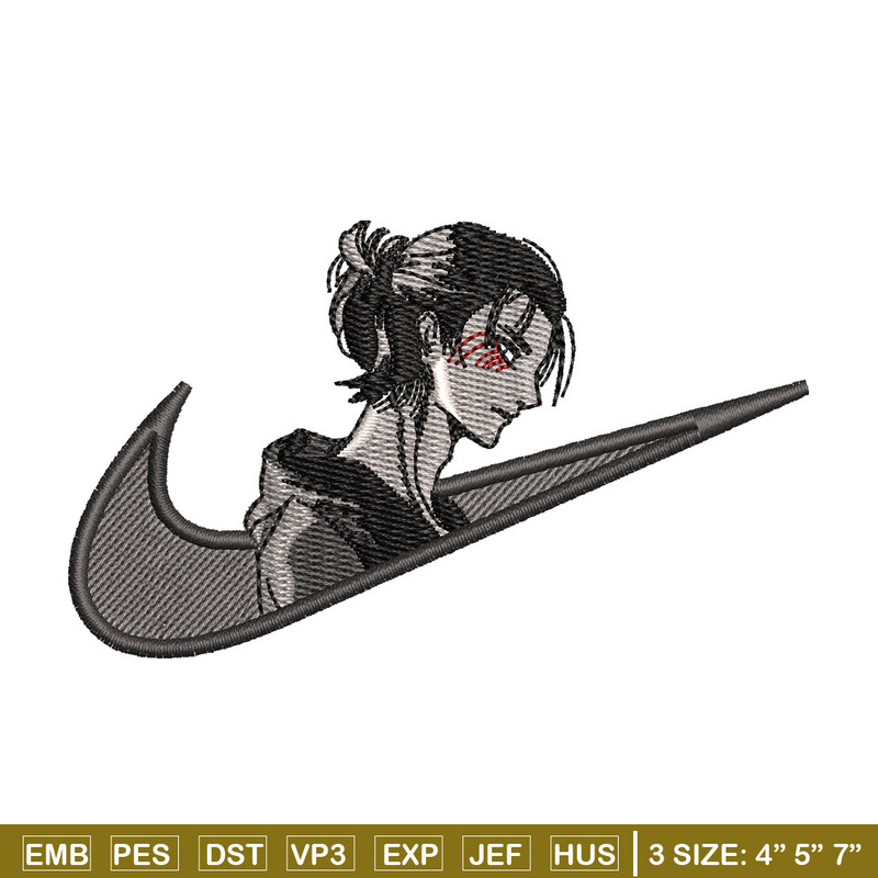 Eren x nike embroidery design, Aot embroidery, Nike design, Embroidery shirt, Embroidery file, Digital download.jpg
