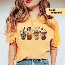 comfort color horror coffee shirt, fall coffee sweatshirt, pumpkin spice shirt, pumpkin coffee shirt, cute fall sweatsh