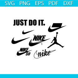 just do it bundle svg, brand svg, nike logo svg, nike just do it logo svg, nike swoosh svg, sports brand nike svg, famou