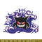 Gengar embroidery design, Pokemon embroidery, Embroidery shirt, Embroidery file, Anime design, Digital download.jpg