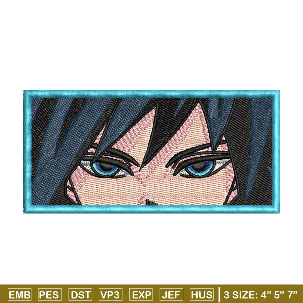 Giyu blue embroidery design, Giyu embroidery, Anime design, Embroidery shirt, Embroidery file, Digital download.jpg