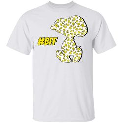 peanuts snoopy woodstock bff t-shirt