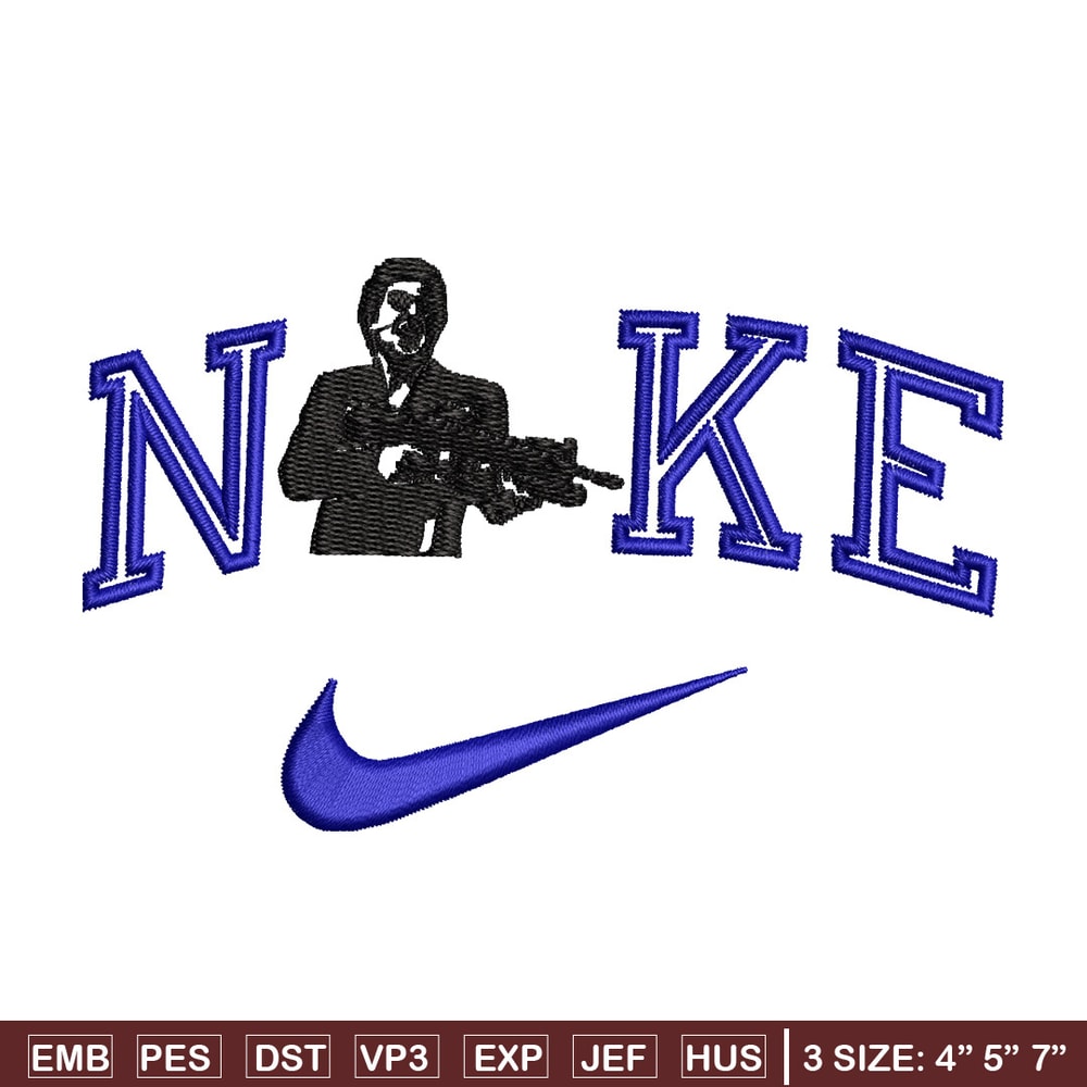 Gunman nike embroidery design, Nike embroidery, Embroidery file, Embroidery shirt, Emb design, Digital download.jpg