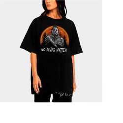 michael myers halloween shirt, no lives matter halloween shirt, myers thriller shirt friday the 13th horror, halloween p